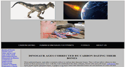 Desktop Screenshot of dinosaurc14ages.com